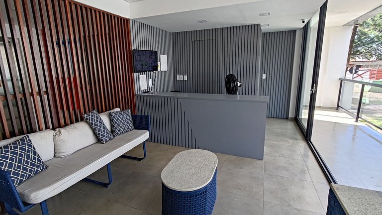 Flat de 1 quarto a 50m das Piscinas Naturais!
