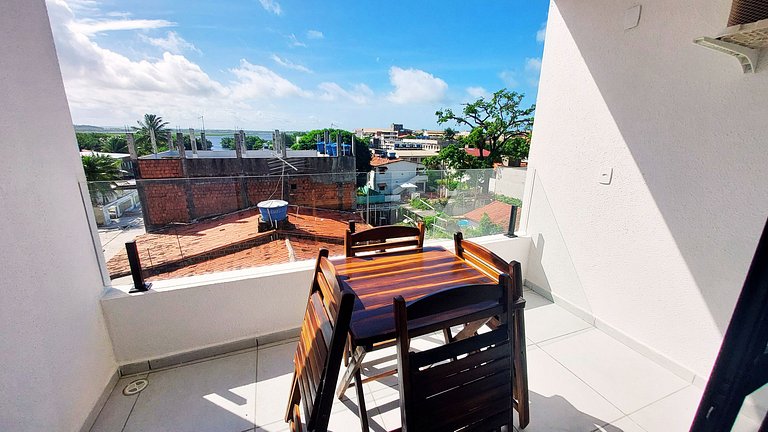 Studio com varanda no Centro de Porto