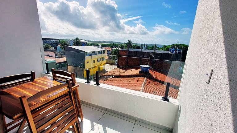 Studio com varanda no Centro de Porto