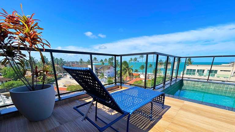 Flat de 1 quarto a 100m das piscinas naturais!
