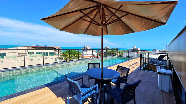 Flat de 1 quarto a 100m das piscinas naturais!