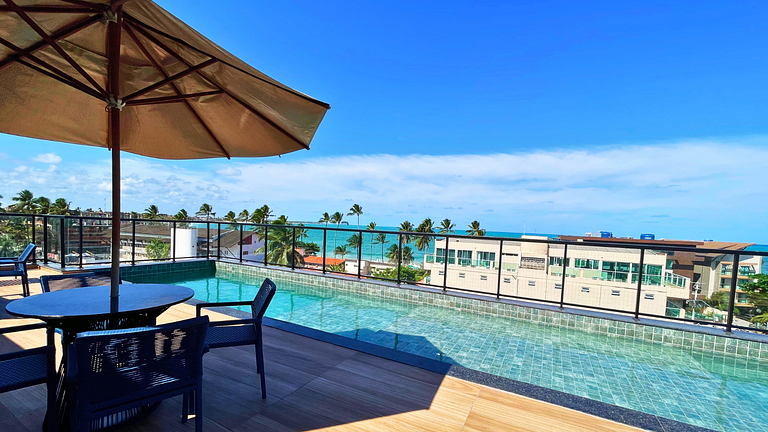 Flat de 1 quarto a 100m das piscinas naturais!