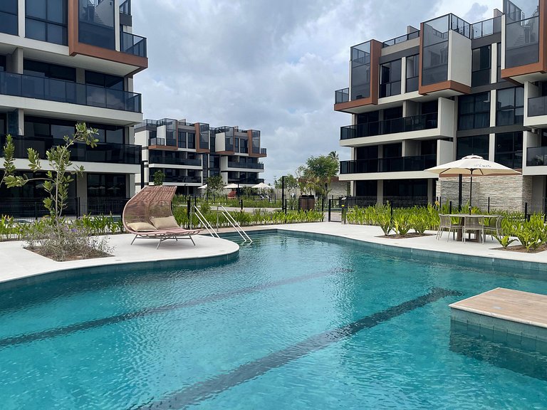 Pé na Areia com o Cais Eco Residência