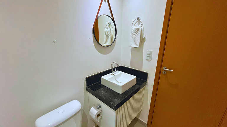 Studio com piscina privativa e 5 min da praia do Cupe!