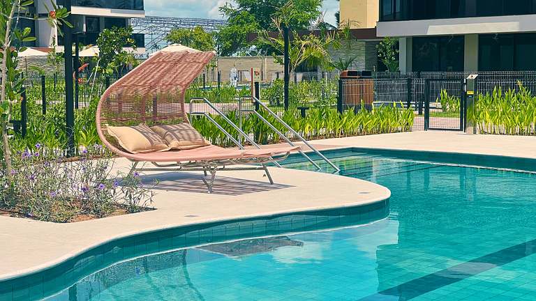Pé na Areia com o Cais Eco Residência