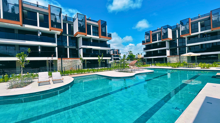 Pé na Areia com o Cais Eco Residência