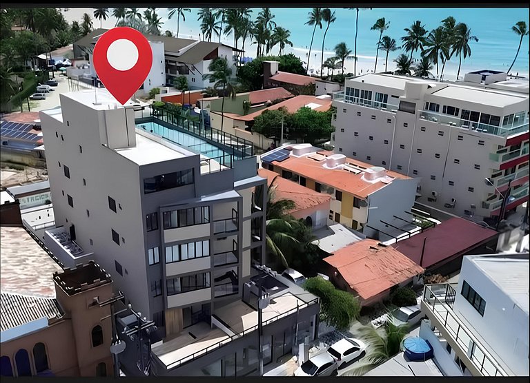 Flat de 1 quarto a 100m das piscinas naturais!