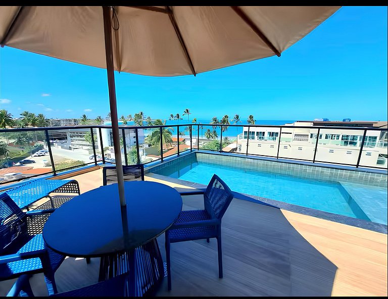 Flat de 1 quarto a 100m das piscinas naturais!